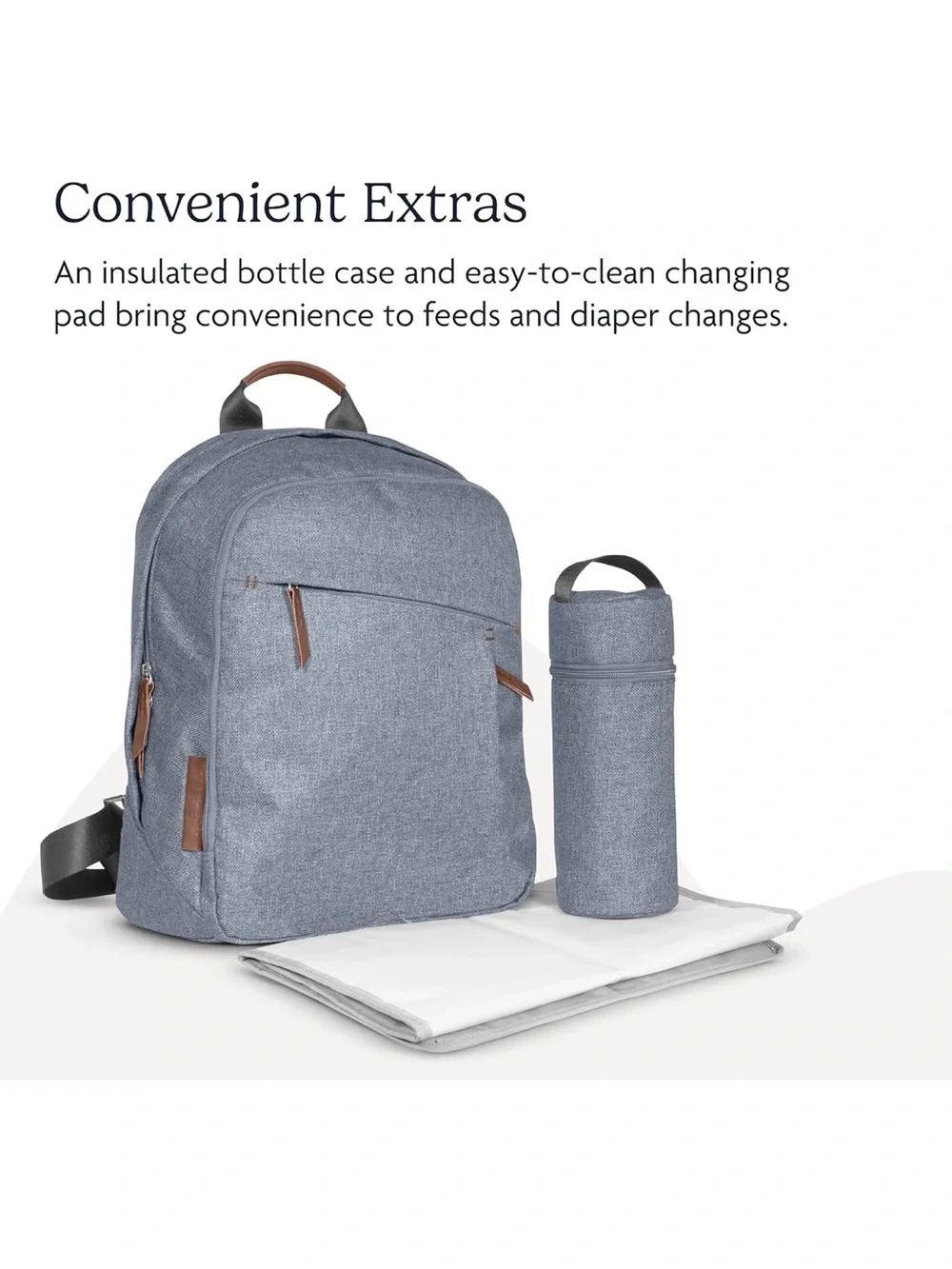 UPPABABY | New Diaper Bag Charcoal Melange
